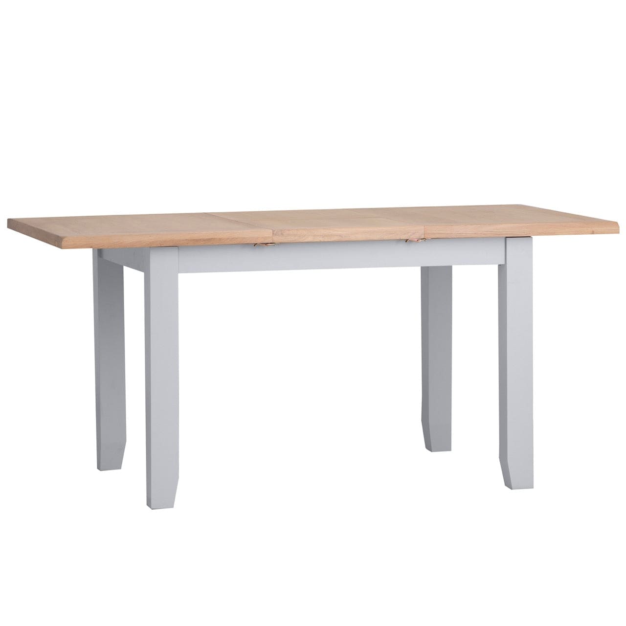 Eaton Grey Painted Oak 1.2m Butterfly Extending Dining Table