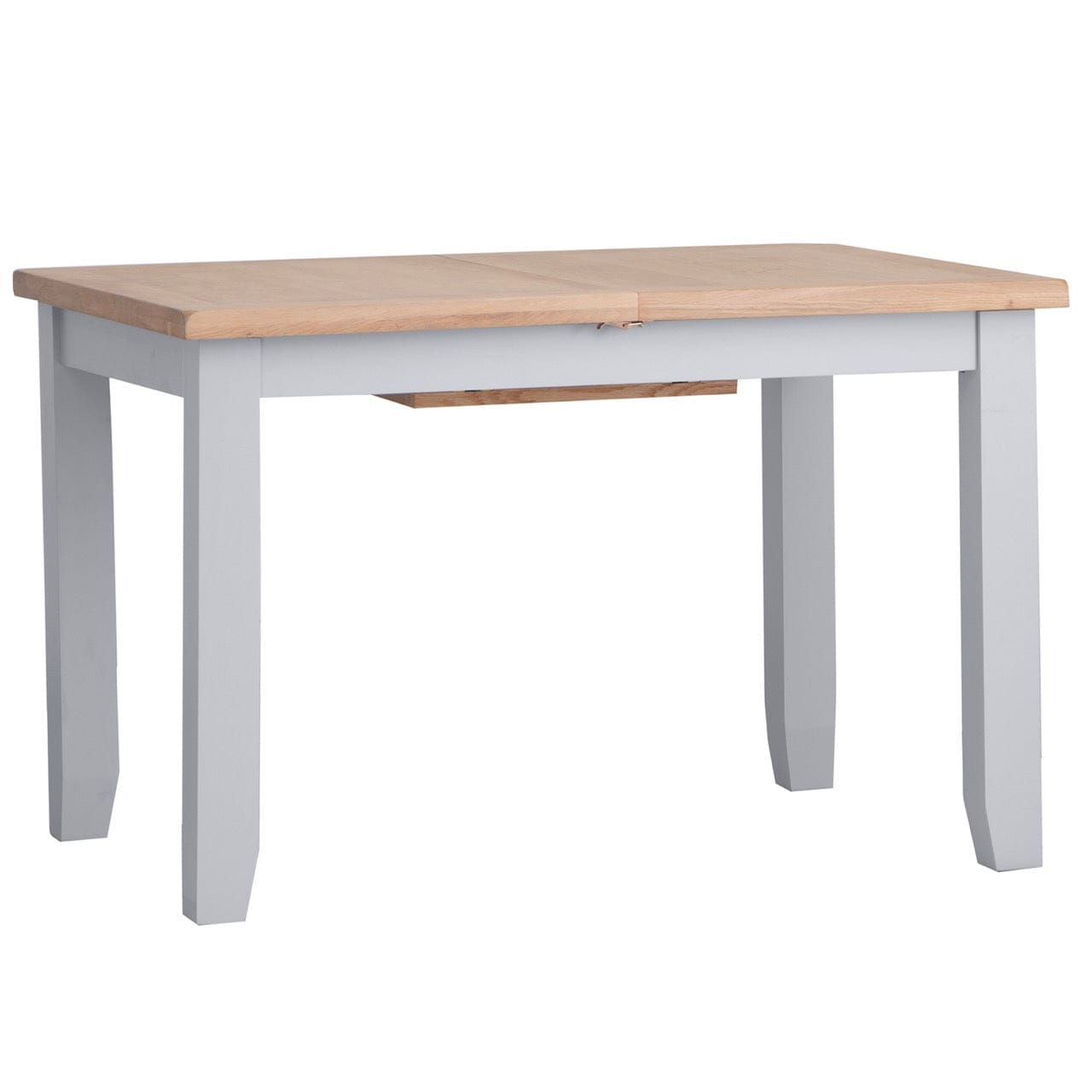 Eaton Grey Painted Oak 1.2m Butterfly Extending Dining Table