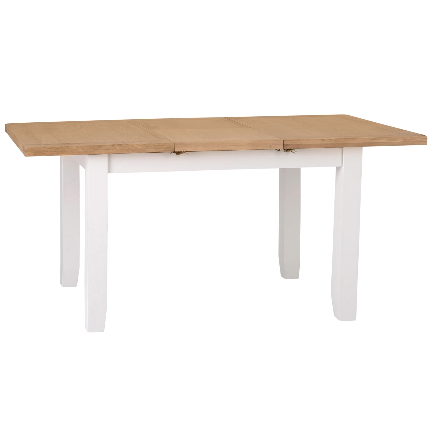 Eaton White Painted Oak 1.2m Butterfly Extending Dining Table