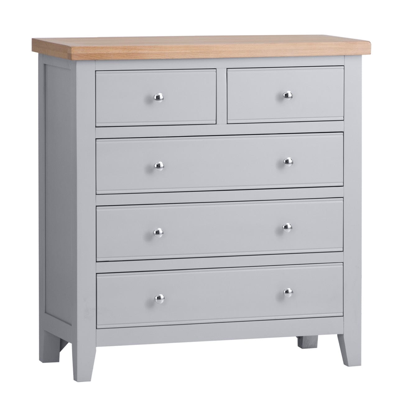 Eaton Grey Painted Oak 2 Over 3 Chest