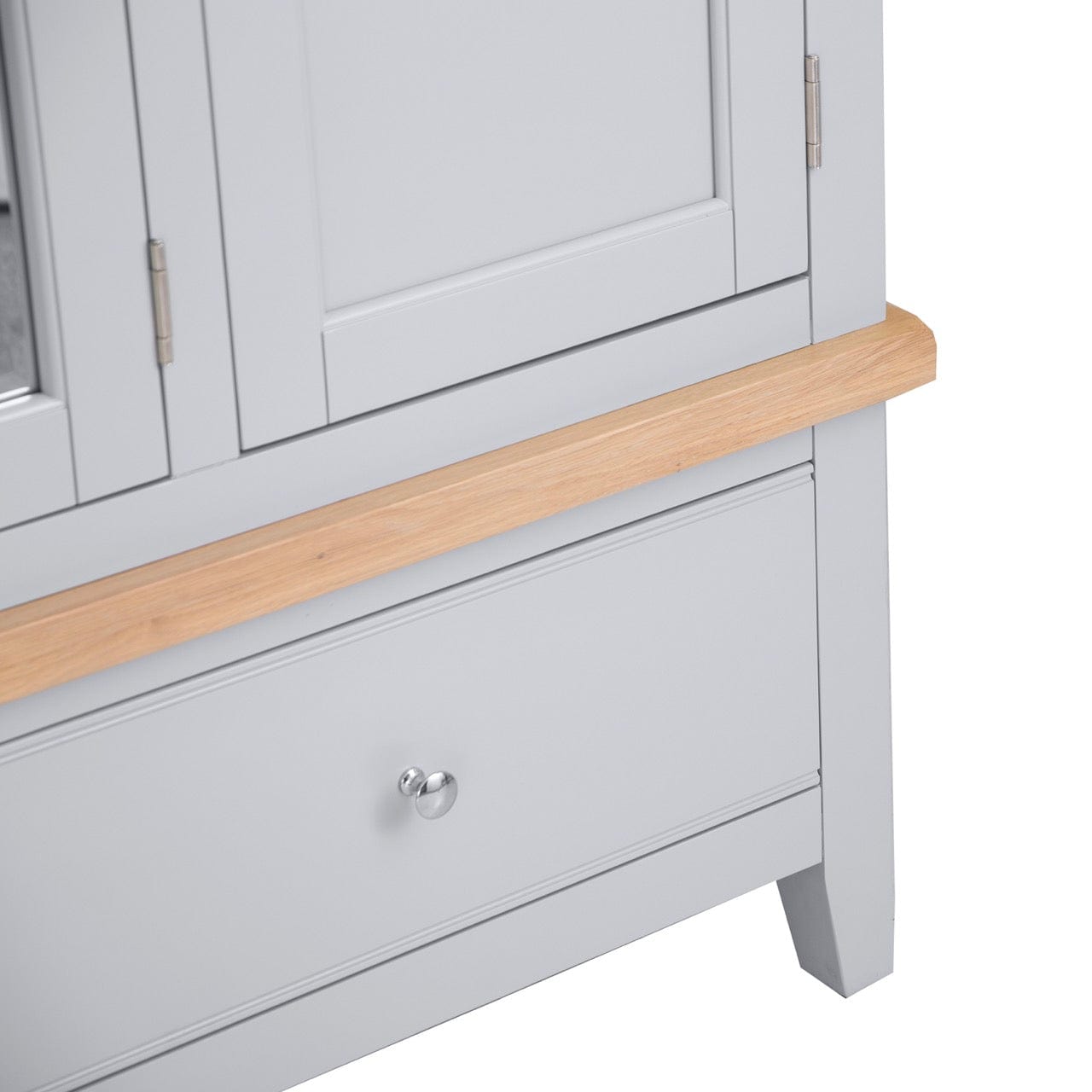 Eaton Grey Painted Oak 3 Door Wardrobe