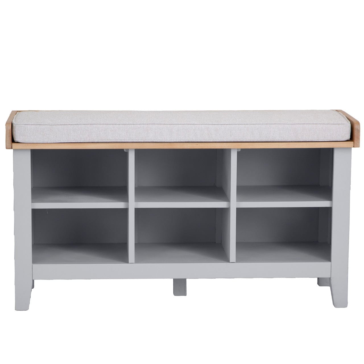 Eaton Grey Painted Oak Large Hall Bench