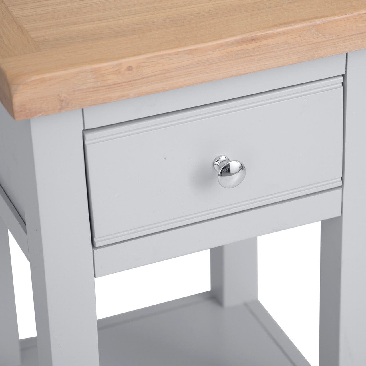 Eaton Grey Painted Oak Lamp Table