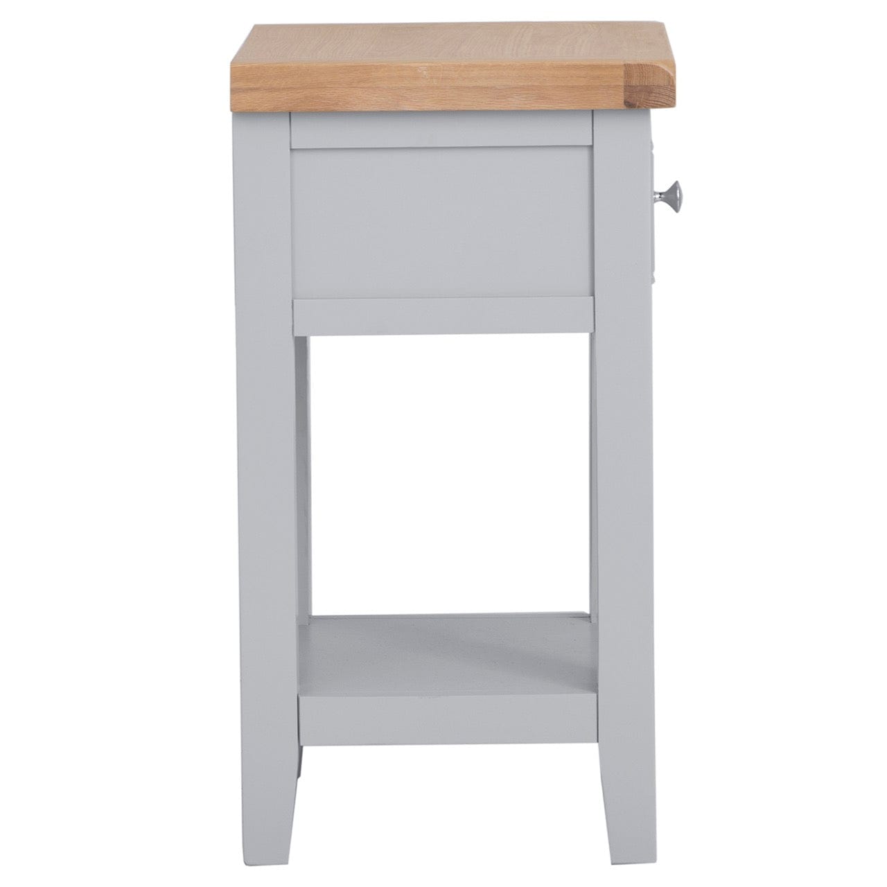 Eaton Grey Painted Oak Lamp Table