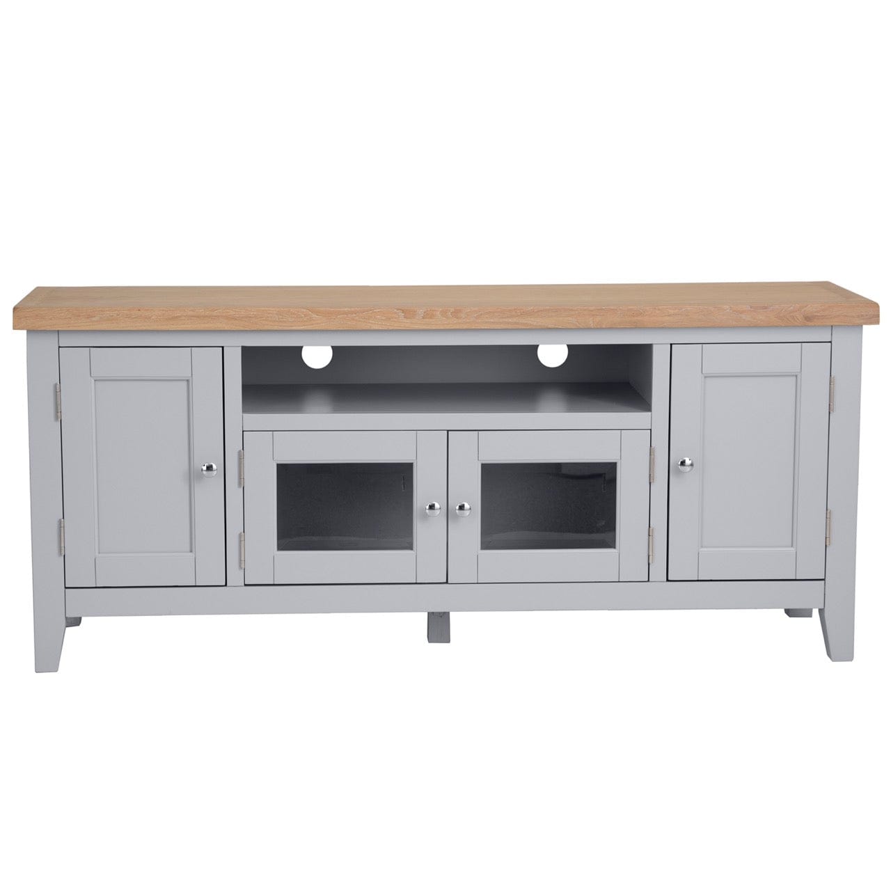 Eaton Grey Painted Oak Large TV Unit