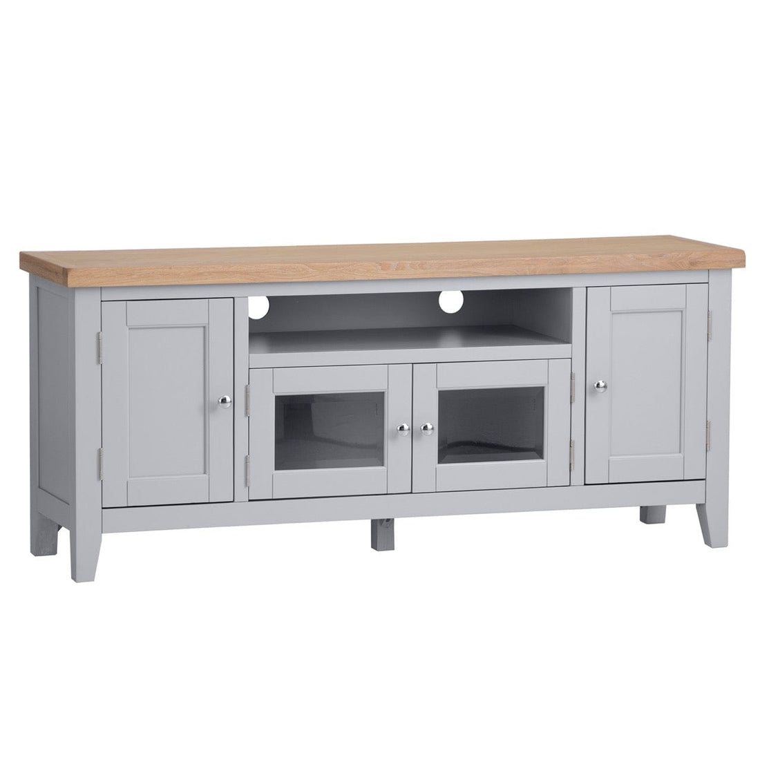 Eaton Grey Painted Oak Large TV Unit