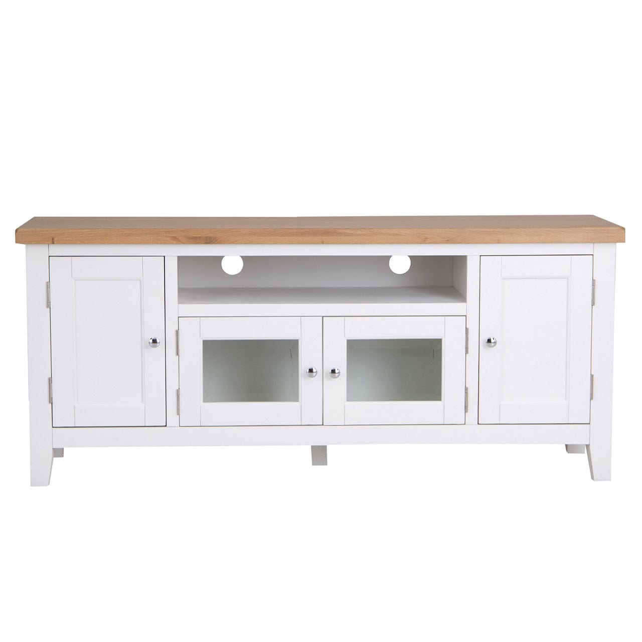 Eaton White Painted Oak Large TV Unit