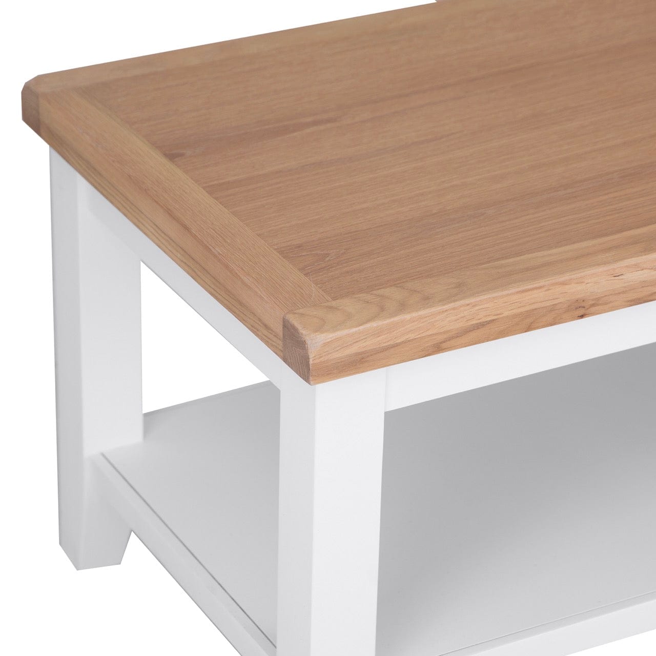 Eaton White Painted Oak Small Coffee Table