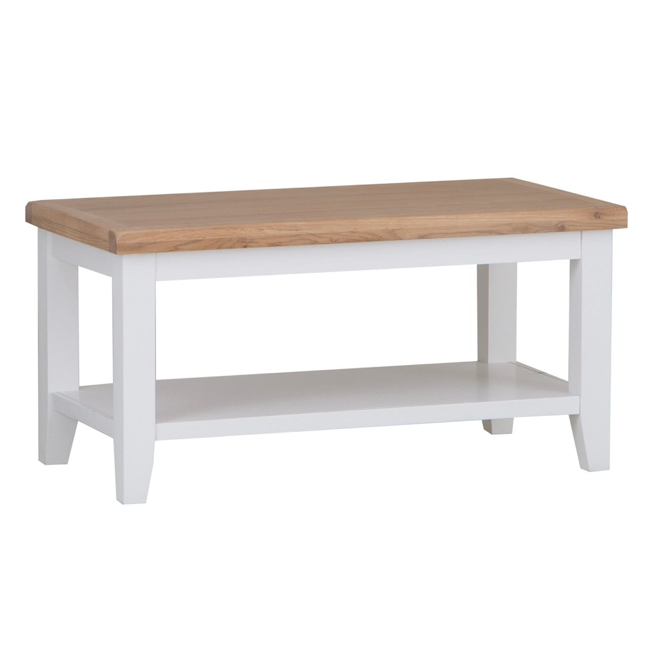 Eaton White Painted Oak Small Coffee Table