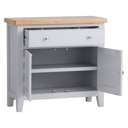 Eaton Grey Painted Oak Mini Sideboard