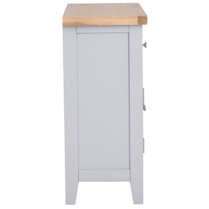 Eaton Grey Painted Oak Mini Sideboard