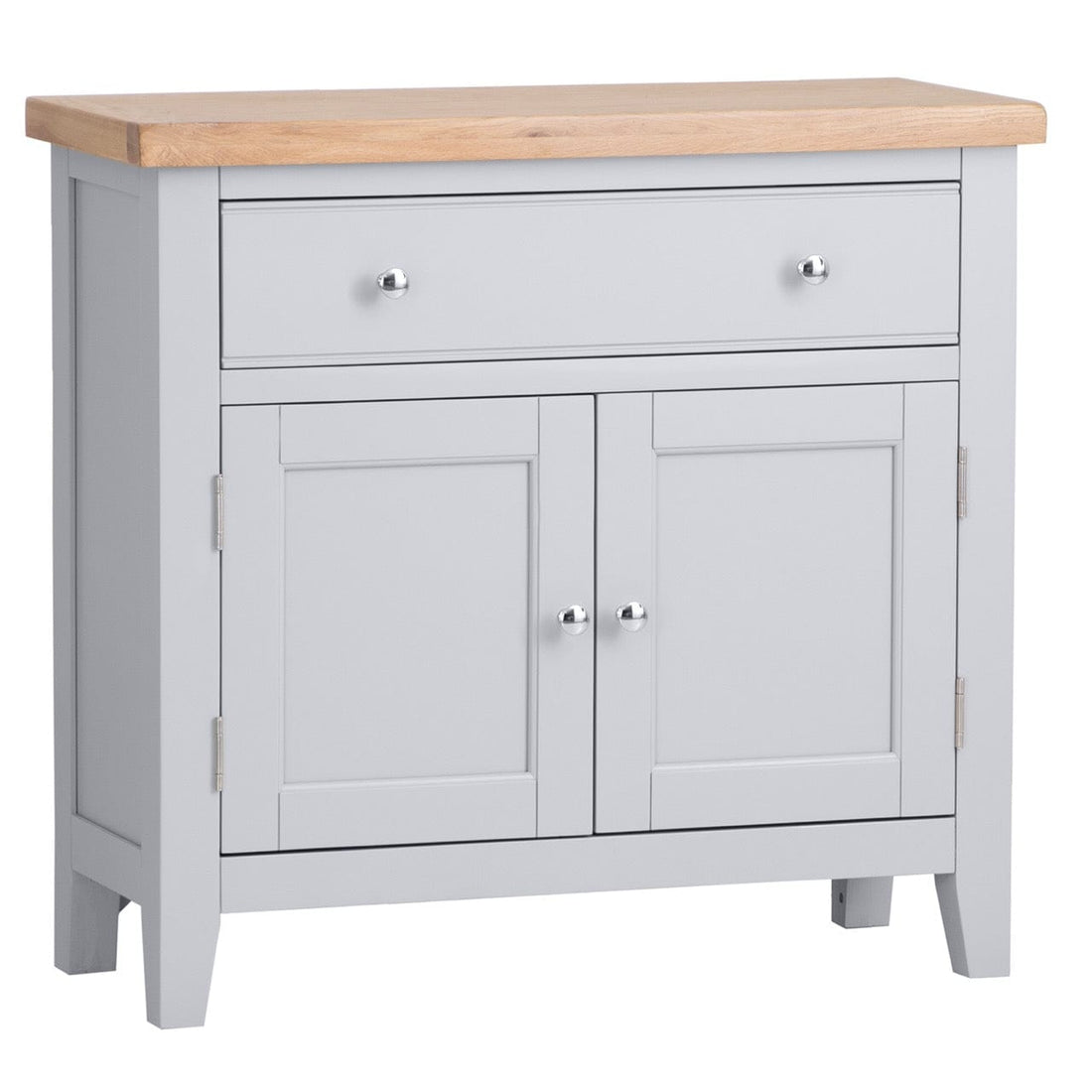 Eaton Grey Painted Oak Mini Sideboard