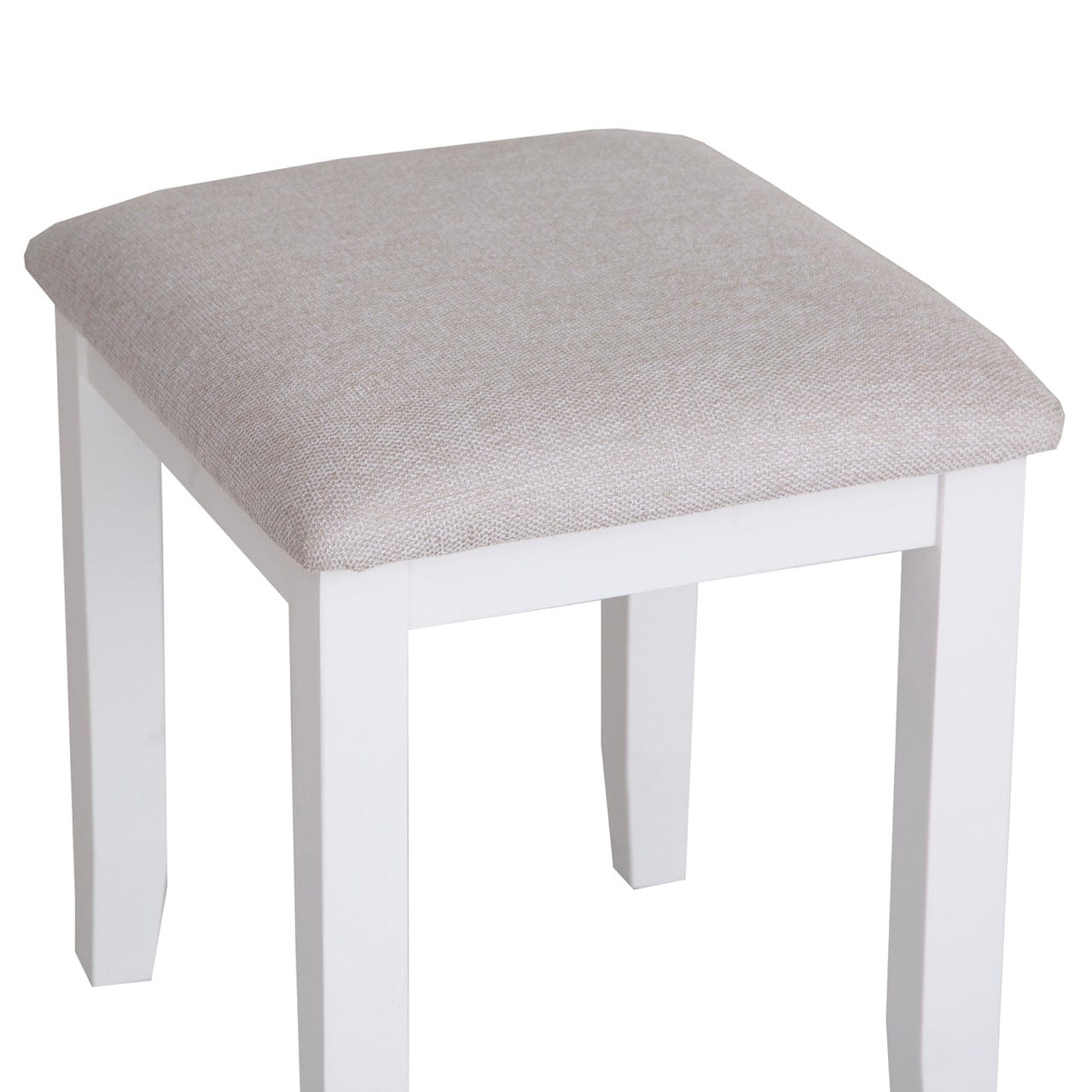 Eaton White Painted Oak Dressing Stool