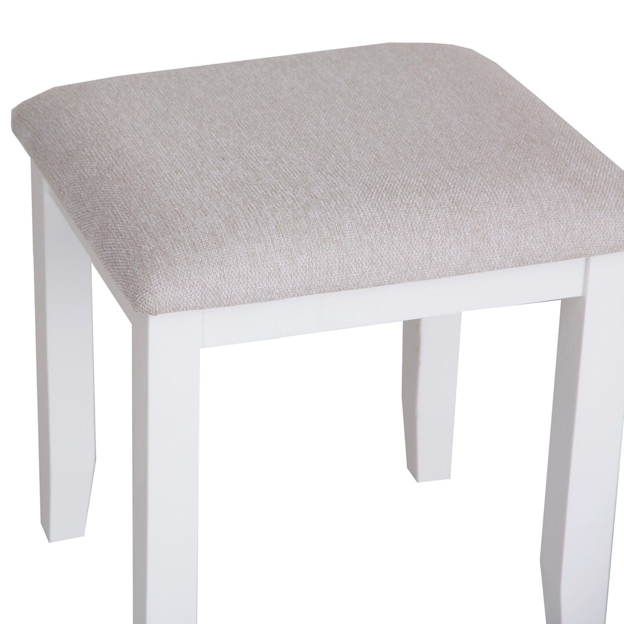 Eaton White Painted Oak Dressing Stool