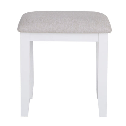 Eaton White Painted Oak Dressing Stool