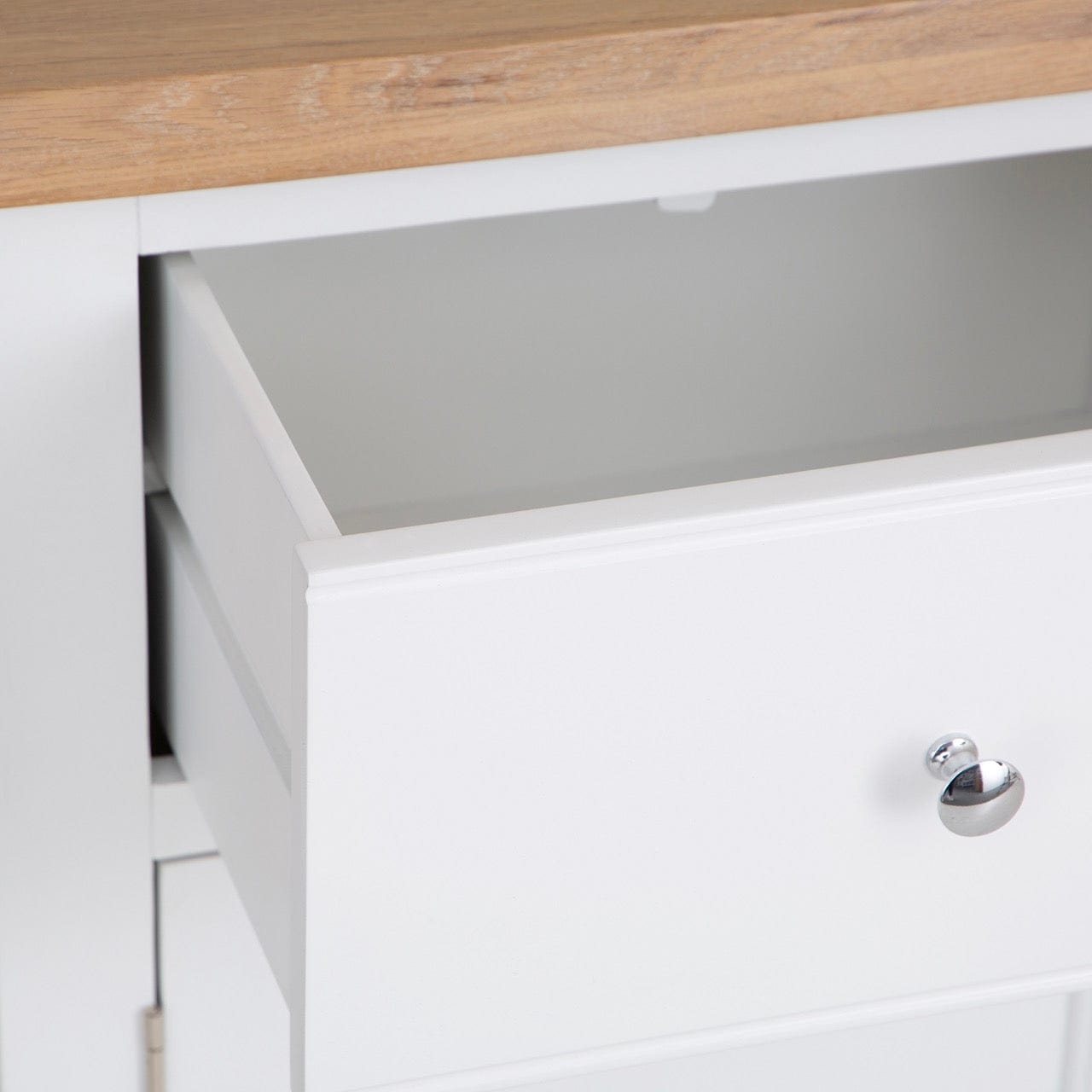 Eaton White Painted Oak Small Sideboard