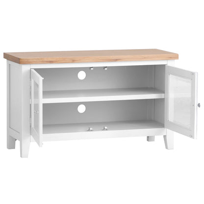 Eaton White Painted Oak Small TV Unit