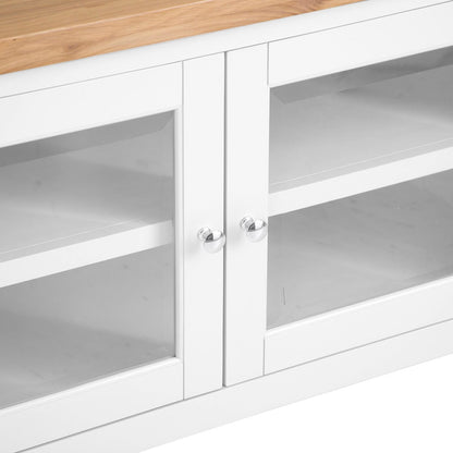 Eaton White Painted Oak Small TV Unit