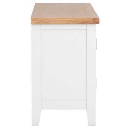 Eaton White Painted Oak Small TV Unit