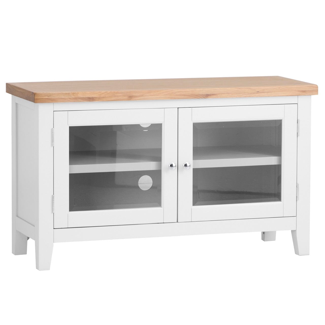 Eaton White Painted Oak Small TV Unit