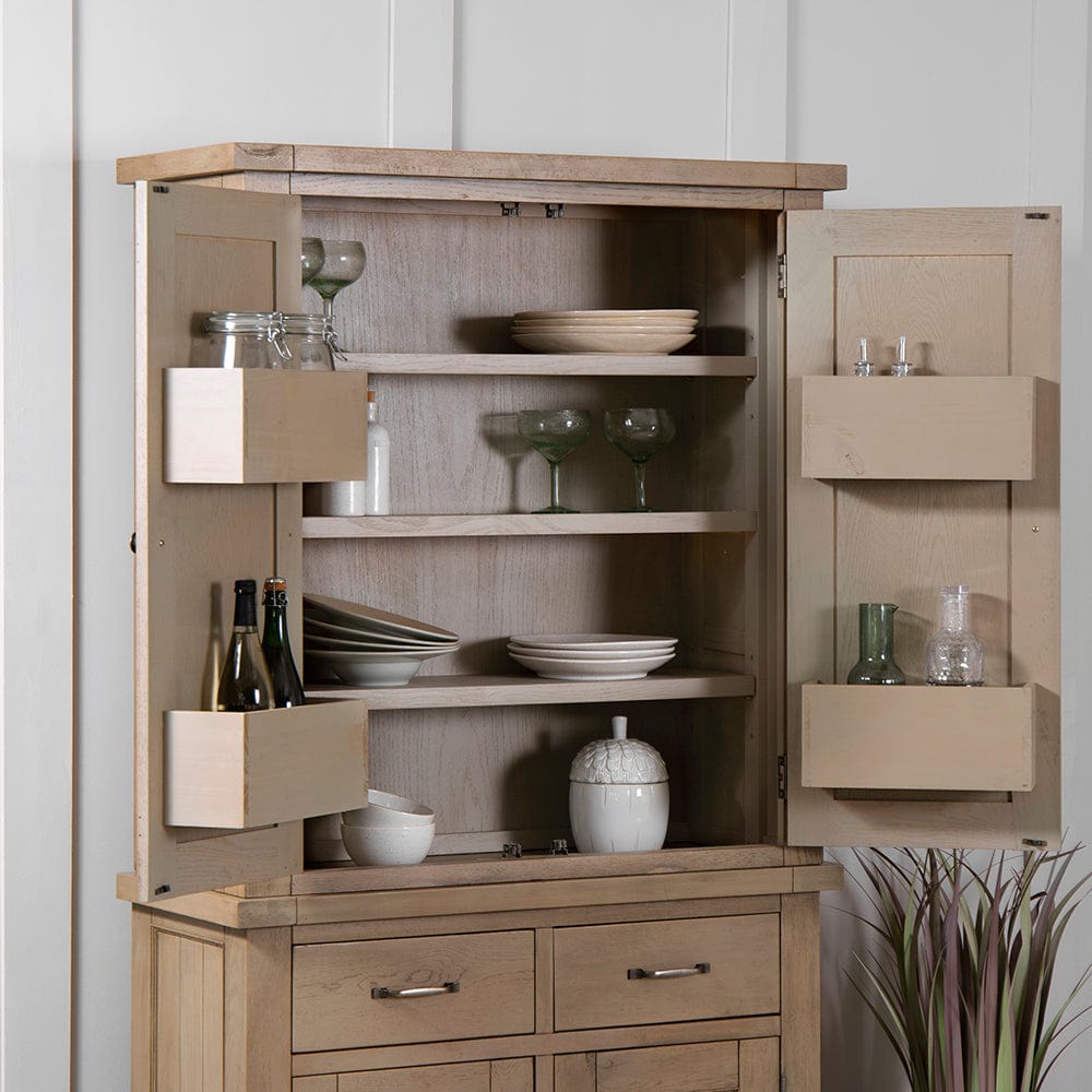 Falmouth Oak Larder Unit Top (Top Only)