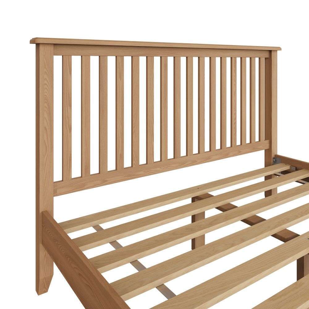 Gloucester Oak King Size Bed Frame