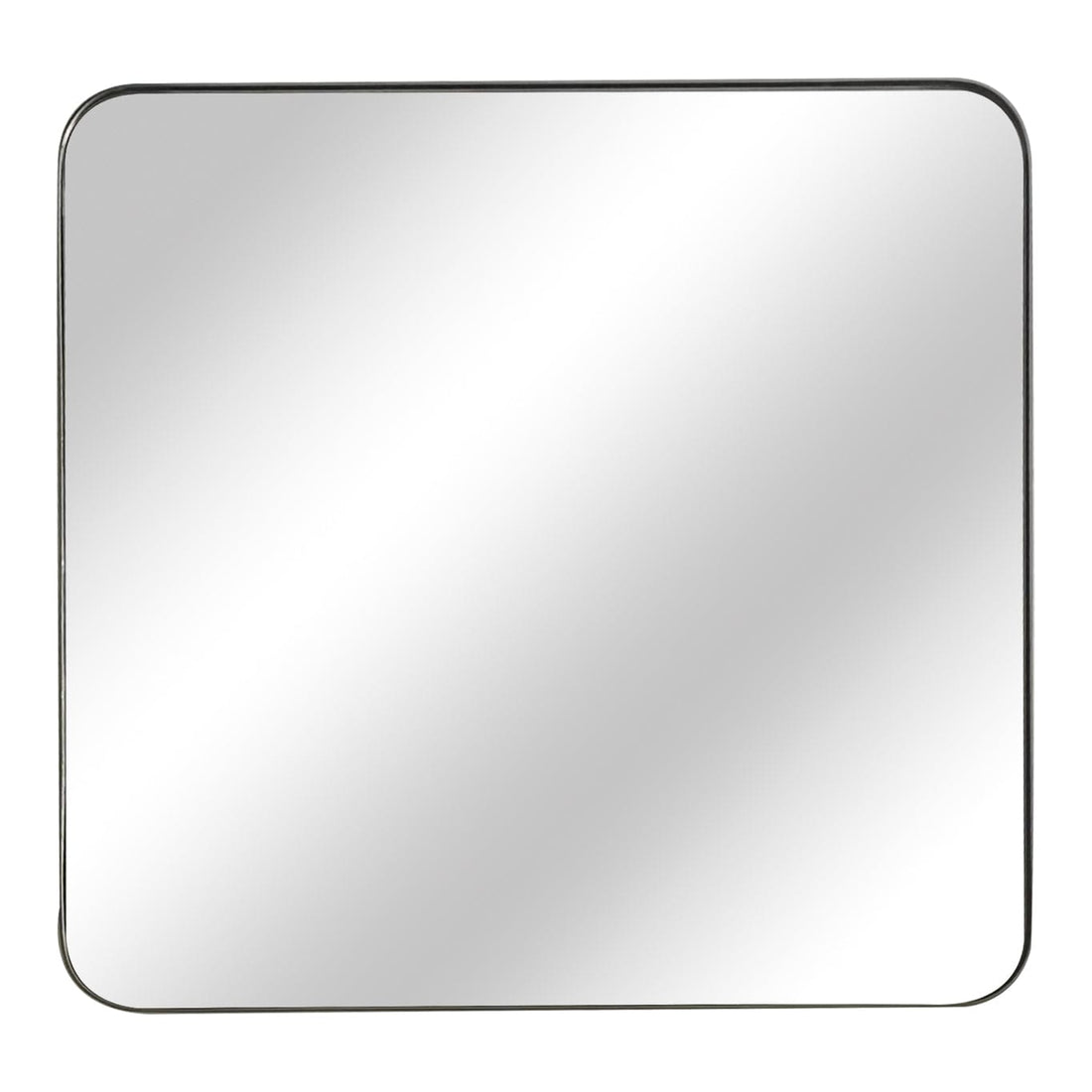 The Mirror Collection Rounded Edge Iron Frame Mirror