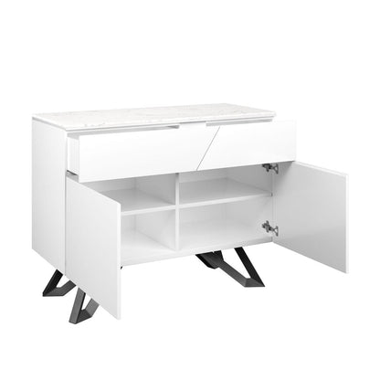 Venice Matt White 2 Door Sideboard