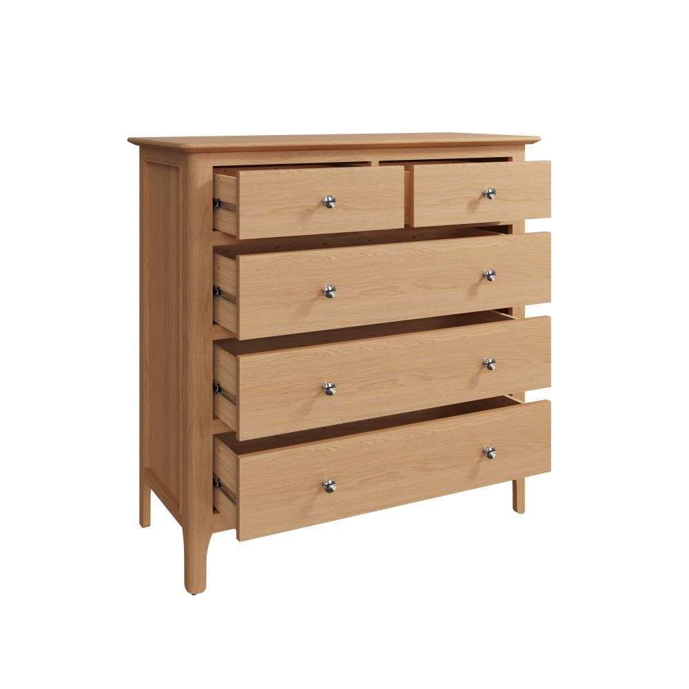 Bergen Oak 2 Over 3 Chest