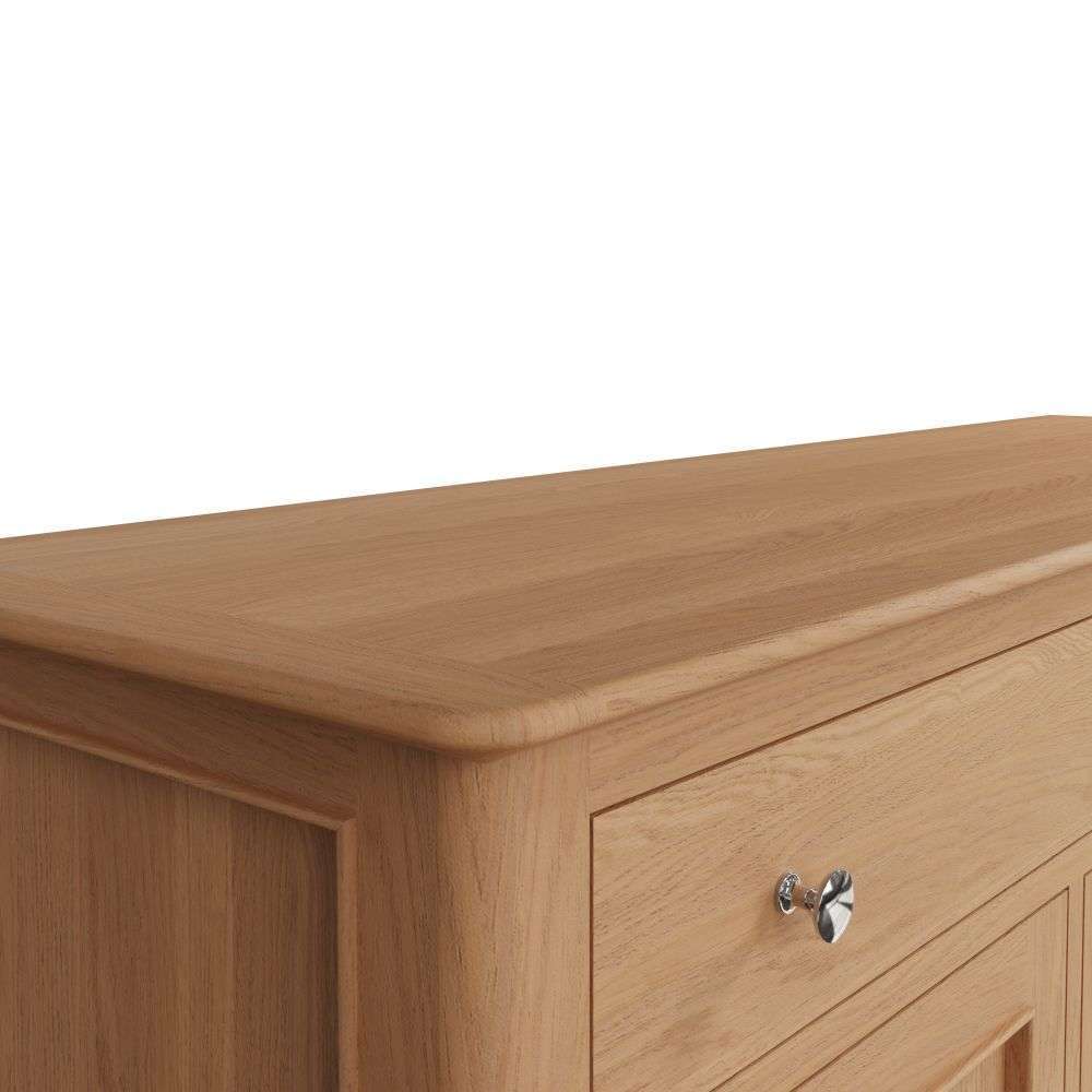 Bergen Oak Large 3 Door Sideboard