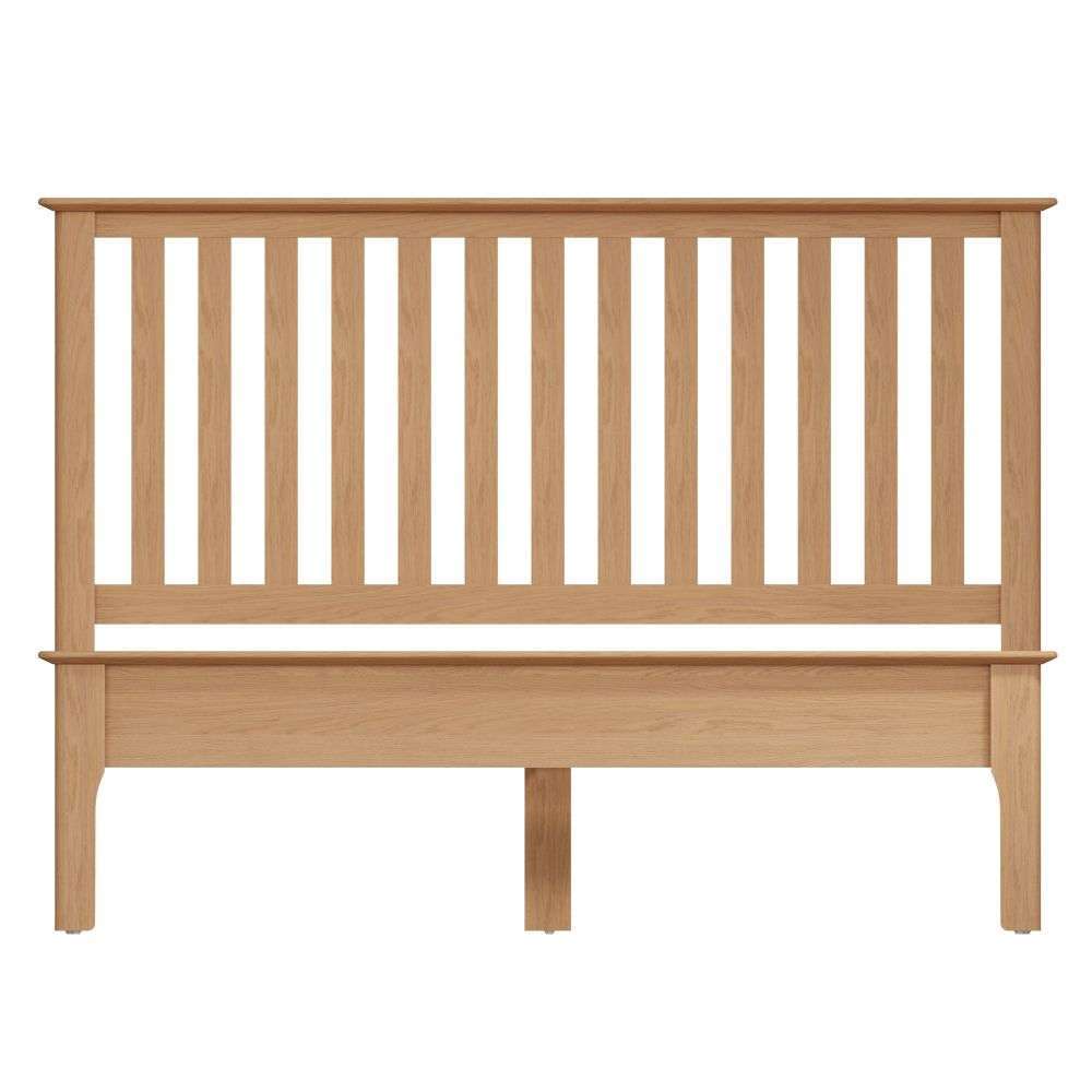 Bergen Oak Double Bed Frame