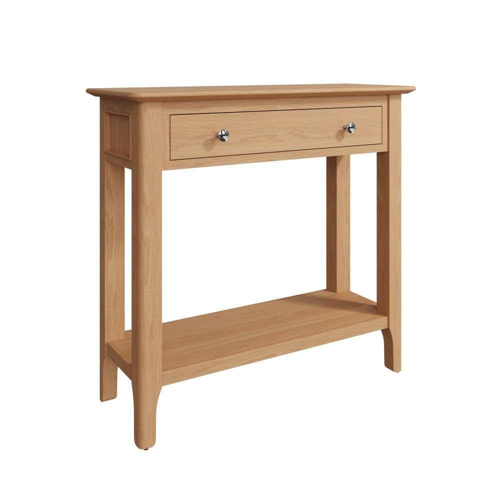 Bergen Oak Console Table