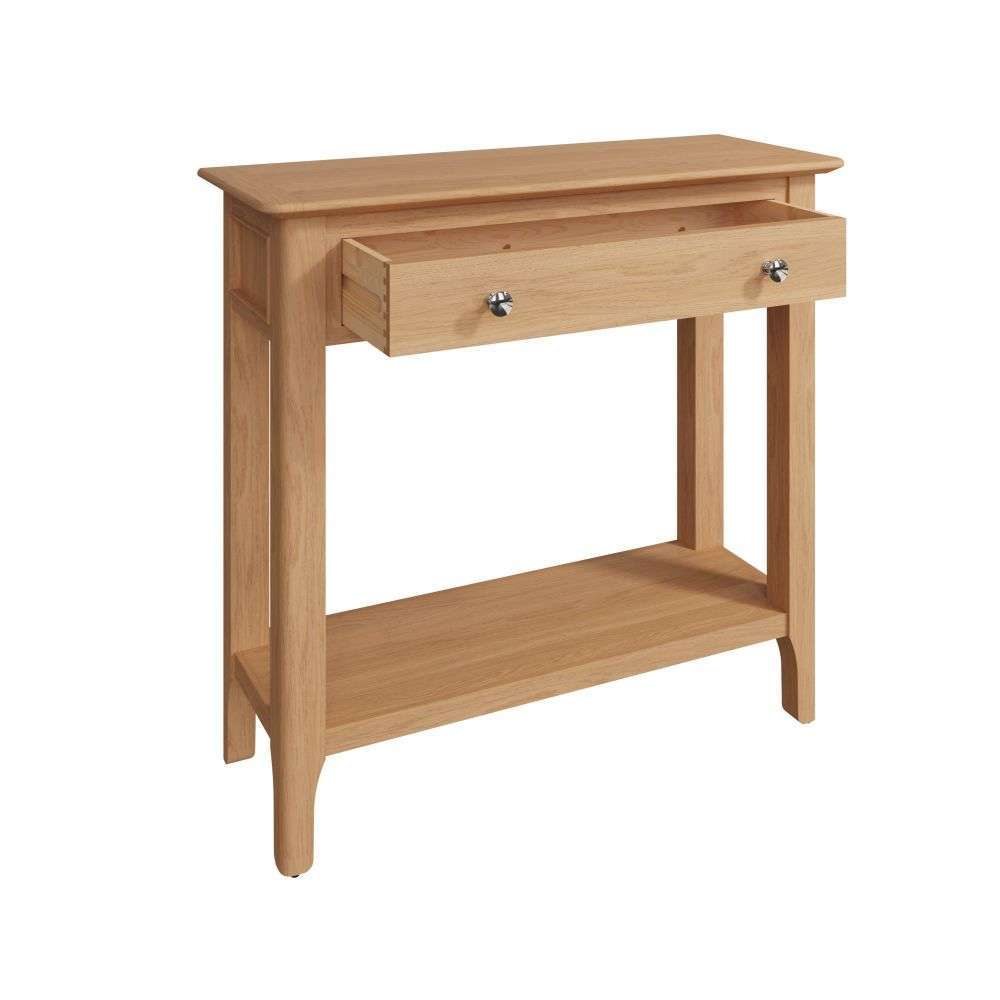 Bergen Oak Console Table