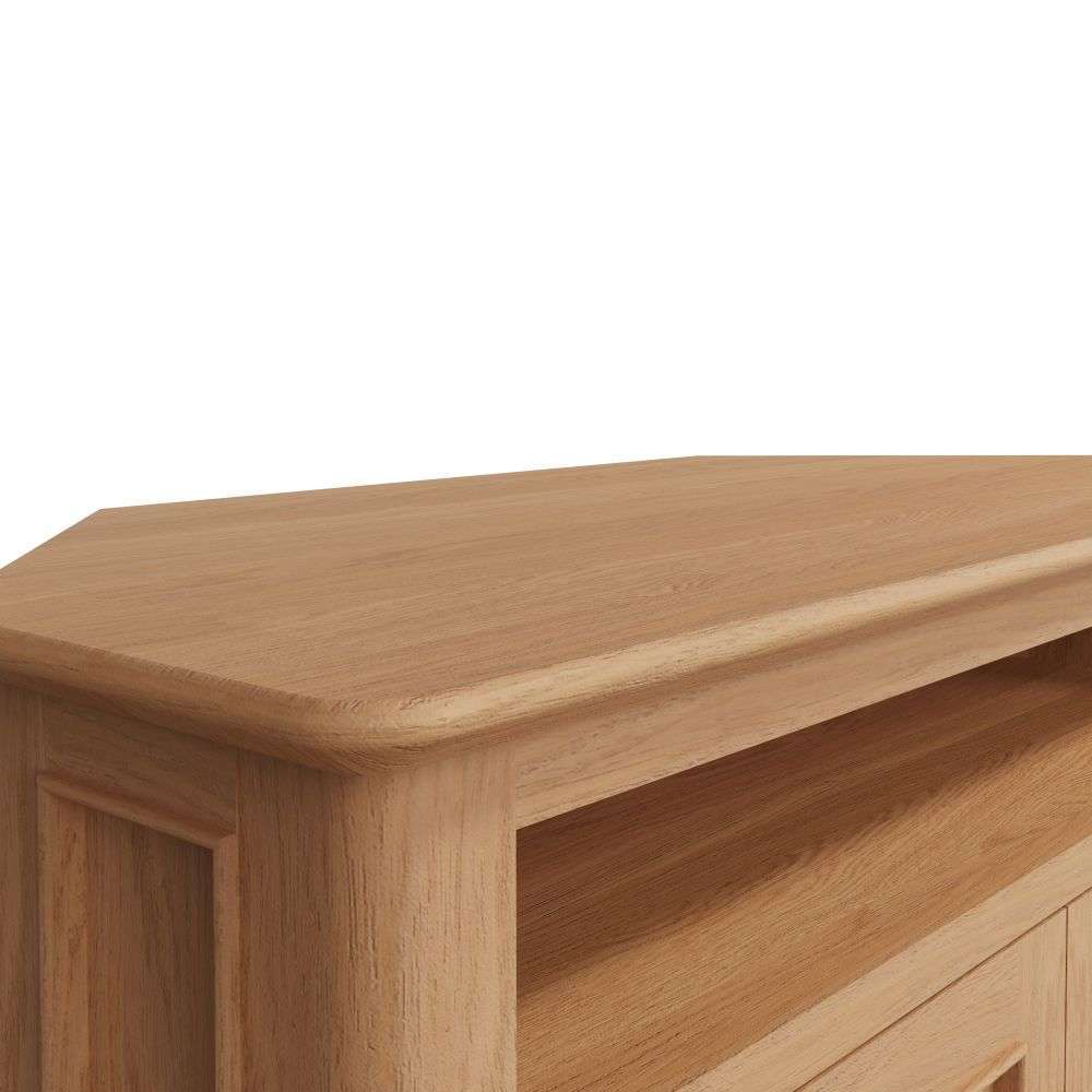 Bergen Oak Corner TV Unit