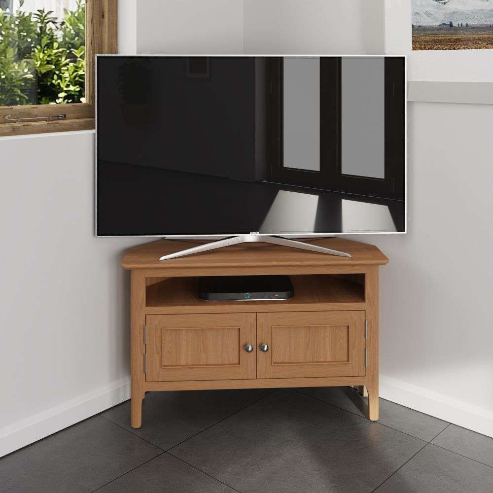 Bergen Oak Corner TV Unit