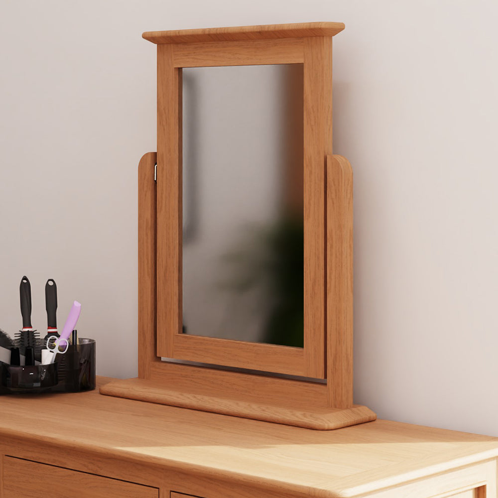 Bergen Oak Vanity Mirror