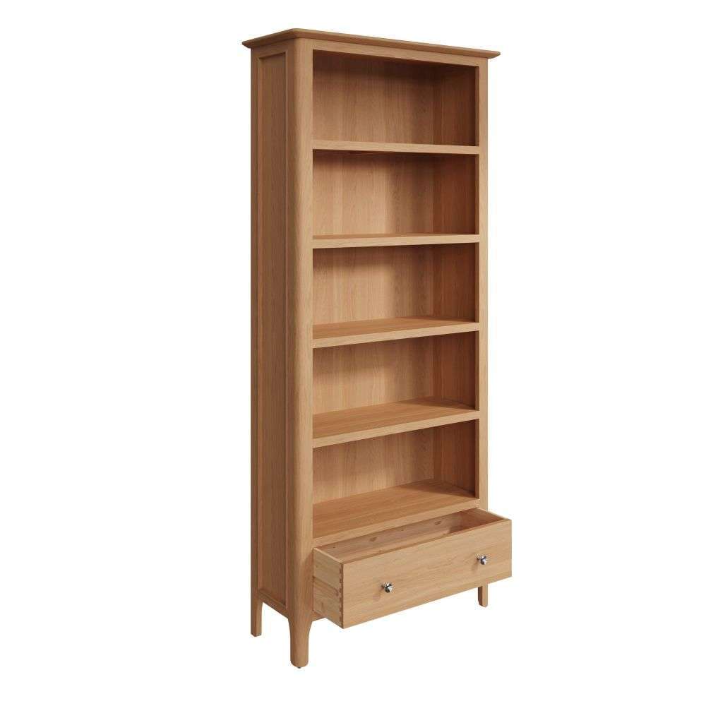 Bergen Oak Large Bookcase