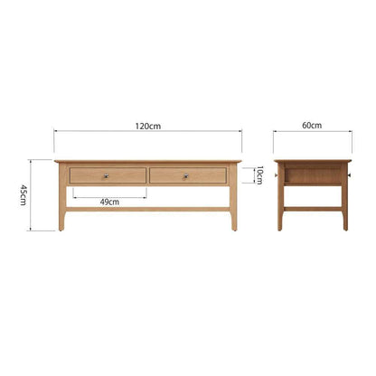 Bergen Oak Large Coffee Table