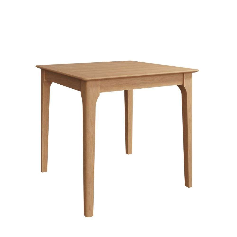 Bergen Oak Square Fixed Top Dining Table