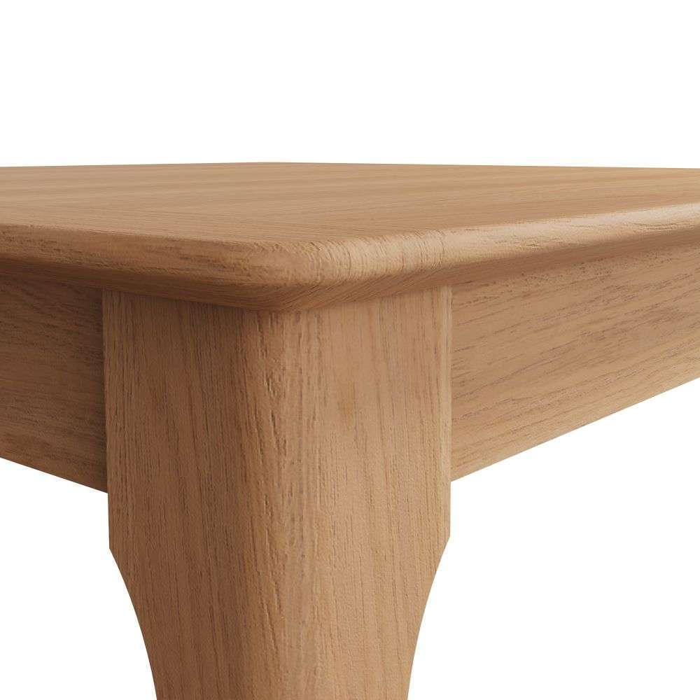 Bergen Oak Square Fixed Top Dining Table