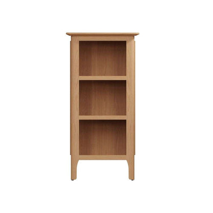 Bergen Oak Small Narrow Bookcase