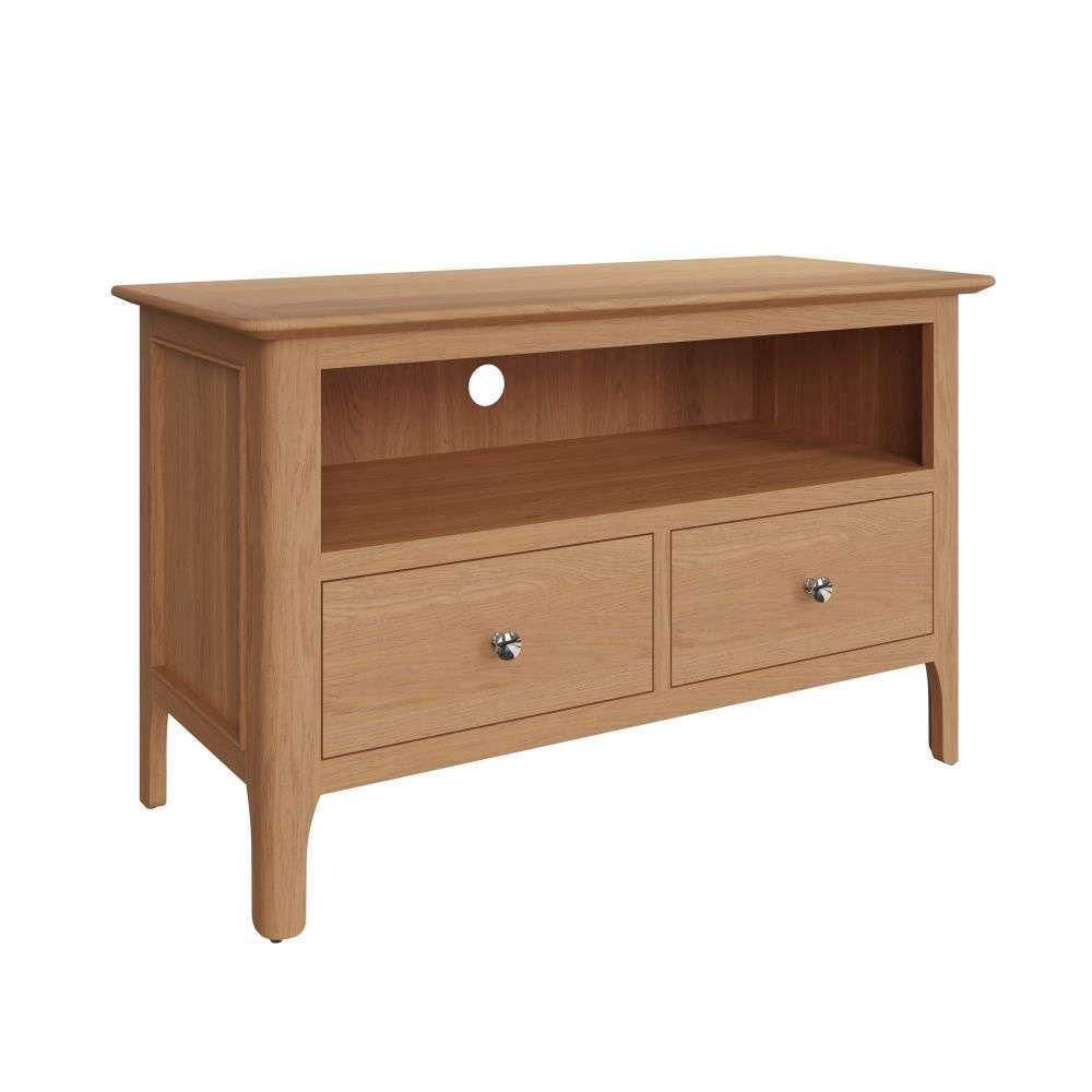 Bergen Oak Small TV Unit