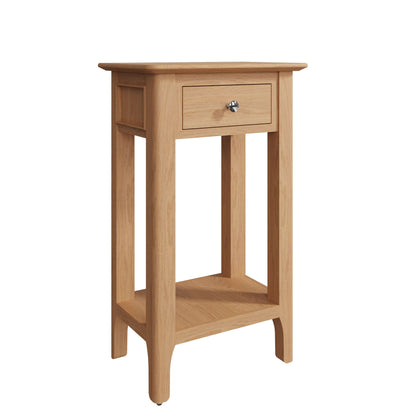 Bergen Oak Telephone Table