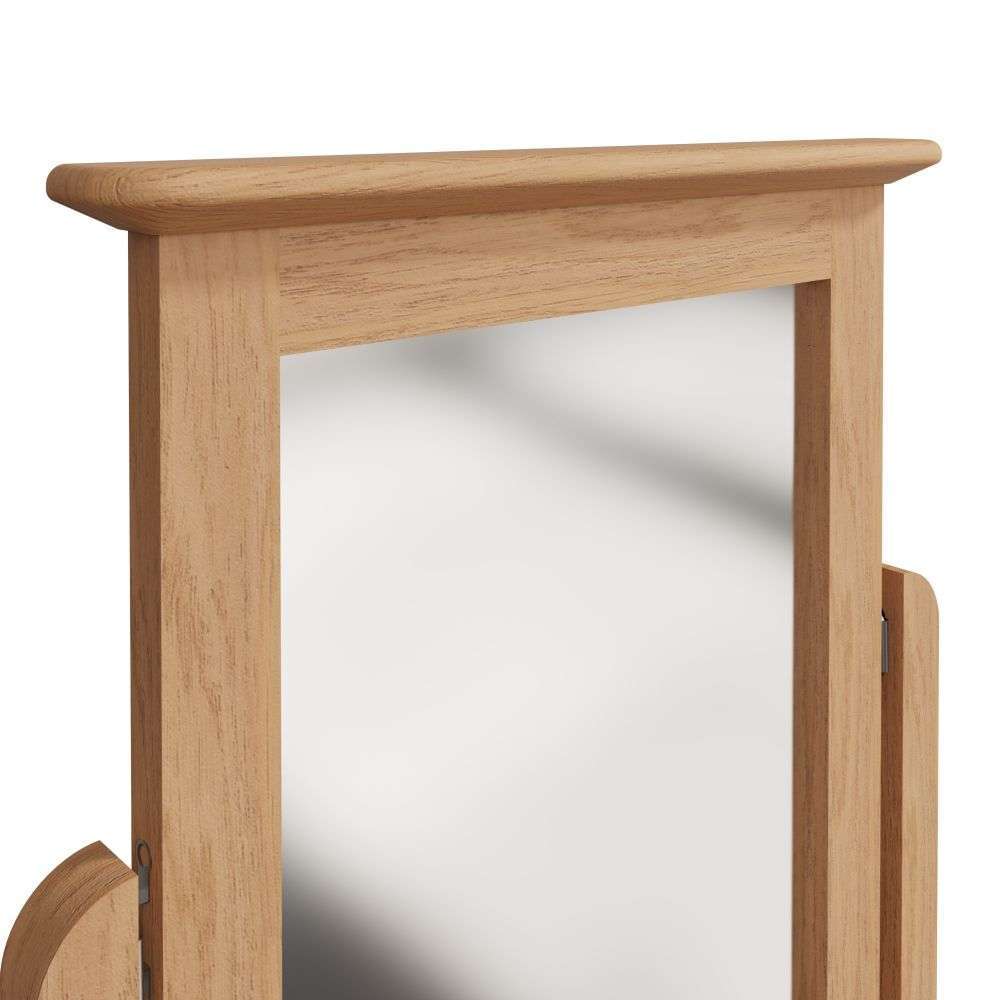 Bergen Oak Vanity Mirror