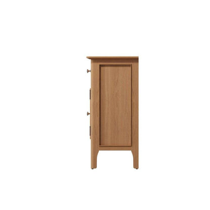 Bergen Oak Wine Cabinet