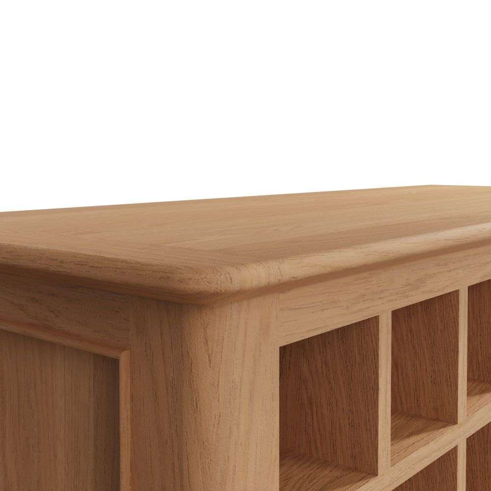 Bergen Oak Wine Cabinet