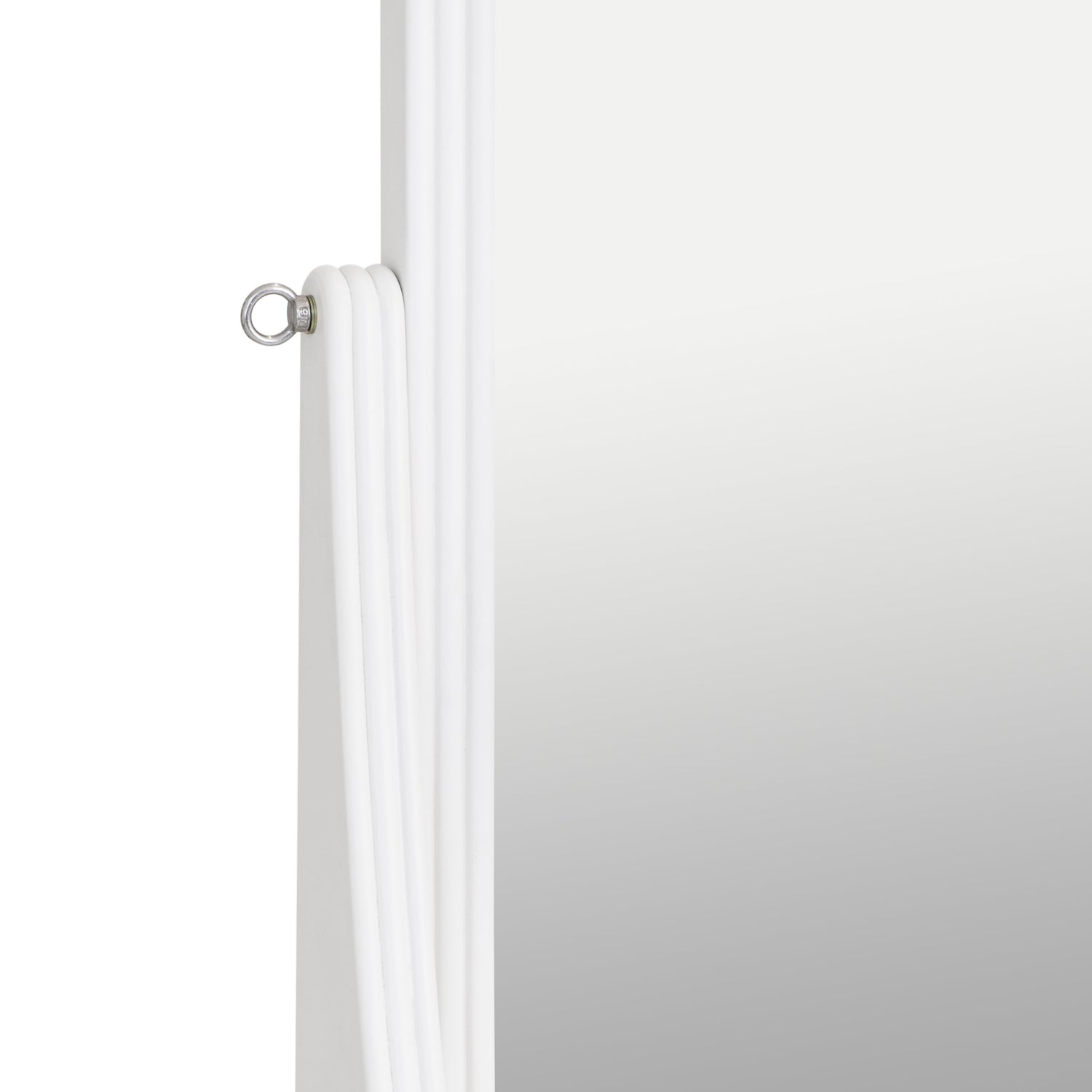 Foxton White Painted Cheval Mirror
