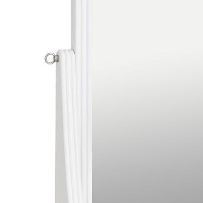 Foxton White Painted Cheval Mirror