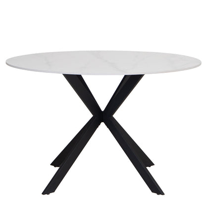 Stathern White Sintered Stone 1.2m Round Table