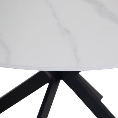 Stathern White Sintered Stone 1.2m Round Table